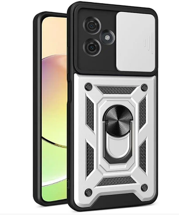 PC + TPU чохол Camshield Armor для Motorola G54 Power / сріблястий, фото 1