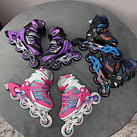 Ролики Maraton Zetra S (30-34), ролики для дітей з регулюванням розміру, роликові ковзани, дитячі ролики