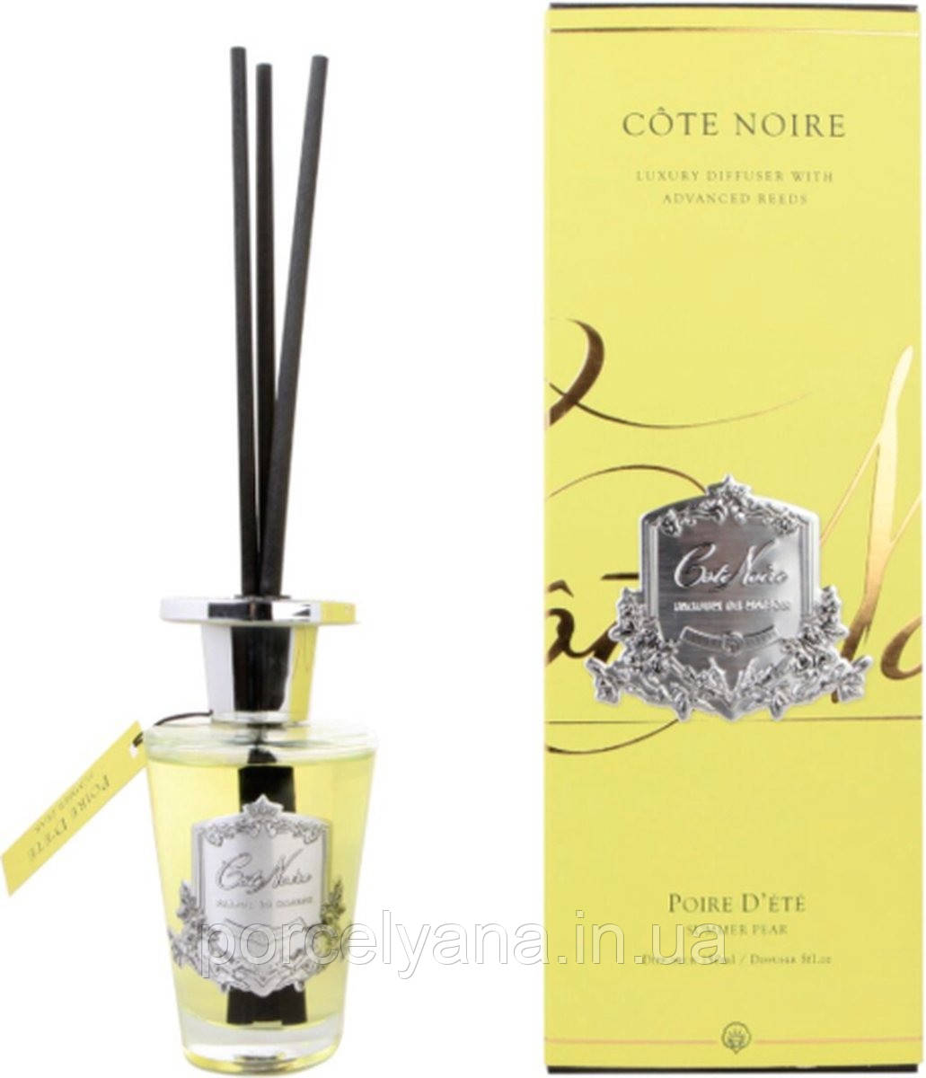 Аромадифузор Cote Noire Poire d'Ete срібло 150 мл, фото 1