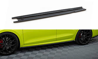 Пороги Skoda Octavia A8 RS тюнінг елерони (V1)