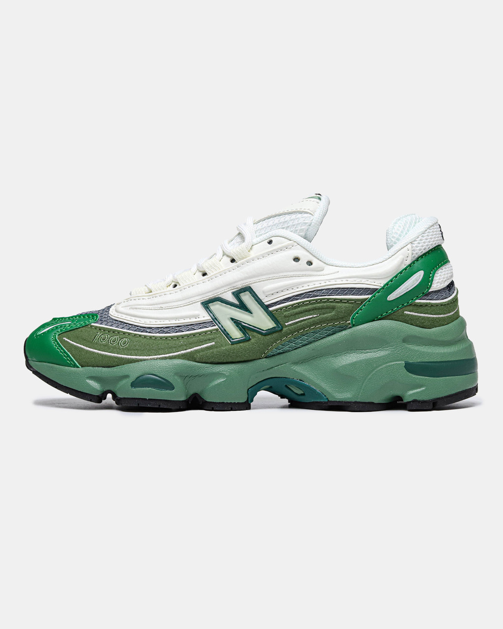 Жіночі Кросівки New Balance 1000 Mallard Green Sea Salt / Нью Беланс 1000 Маллард Зелені з Білим