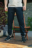 Модные мужские брюки повседневные, удобные, стильные брюки с наложенными карманами котон по доступной цене осень весна