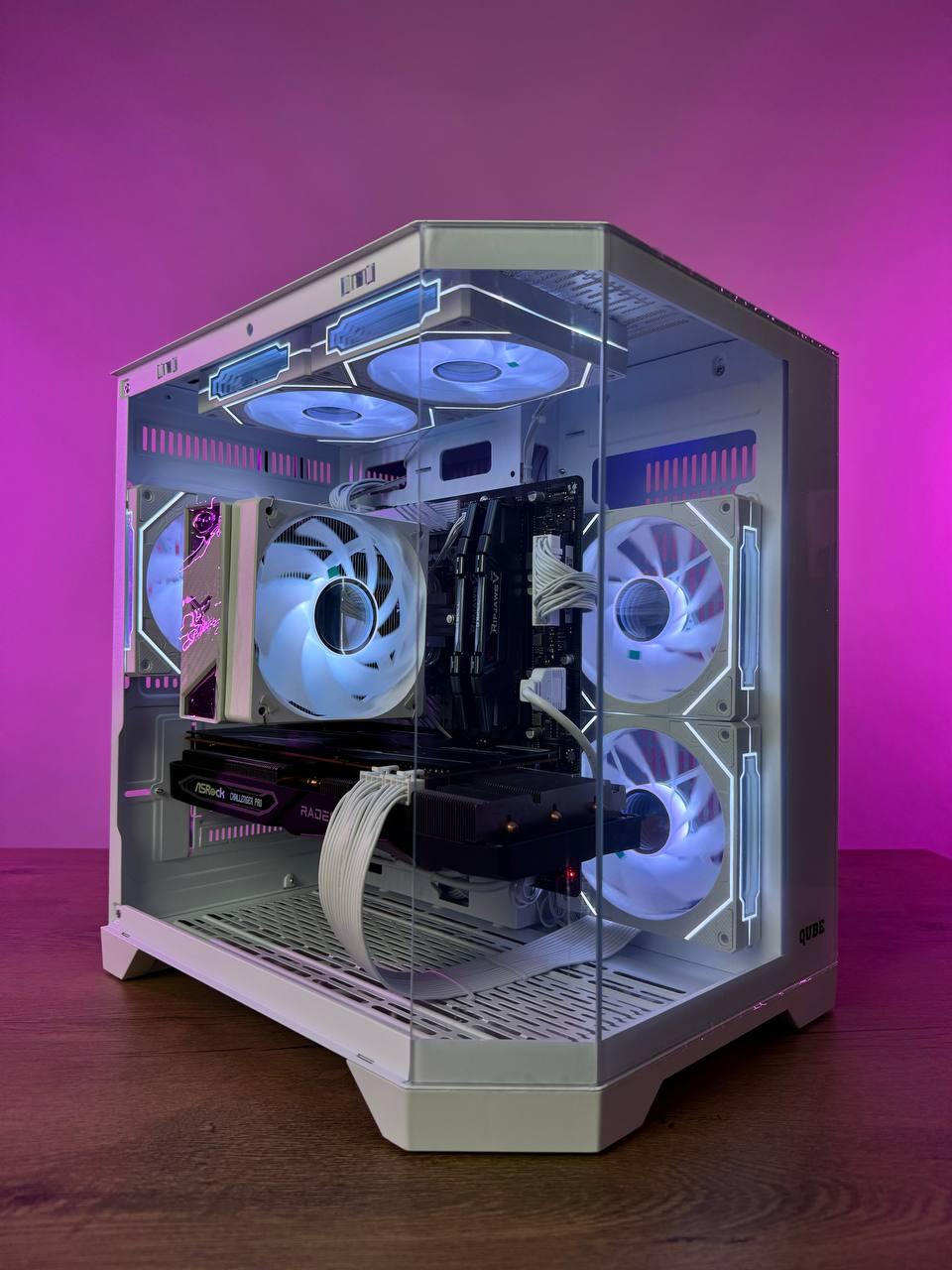 WHITE! i5-10400F | DDR4 | AMD Radeon RX 6700XT 12Gb | Ігровий Компютер ПК від CyberCat