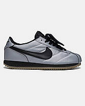Жіночі Кросівки Nike Cortez Leather SE Metallic Cool Grey Black / Найк Кортез Лезер CЕ Сірі з Чорним, фото 3