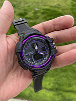 Годинник 1100 Чорно-фіолетовий – потужність, стиль і надійність