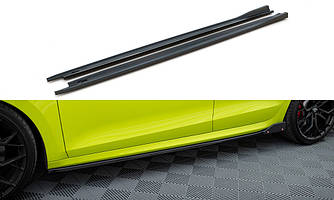 Пороги Skoda Octavia A8 RS тюнінг елерони (V2)