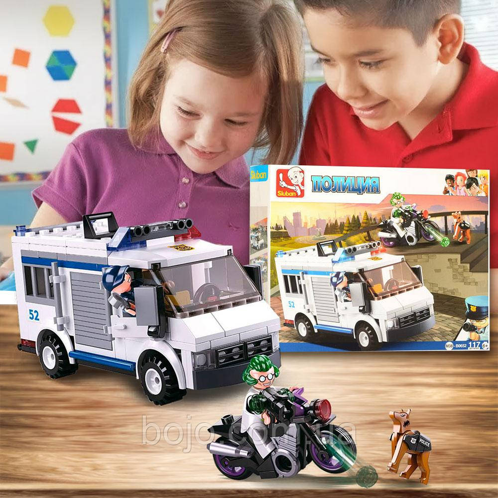 Конструктор Міський патруль Sluban M38-B0652, 117 дет. (IGR24)