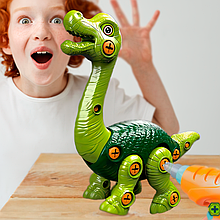 Ігровий набір Збери 3D динозавра, конструктор на шурупах 3169-36 (IGR24)