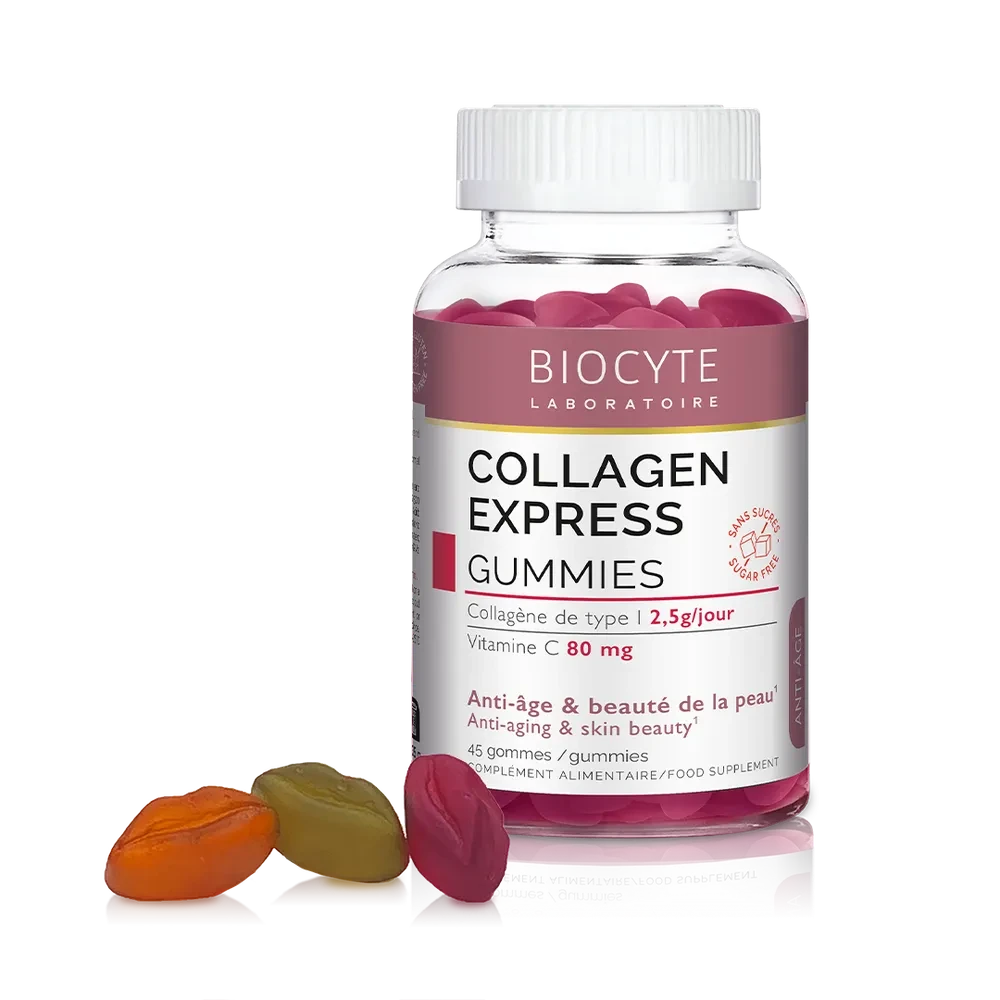 Collagen Express Gummies Колаген (жувальні цукерки) для підтримуючої терапії, 45 цукерок.