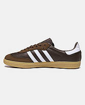 Кросівки Adidas Samba OG Earth Strata White / Адидас Самба ОГ Ерс Страта Коричневі з Білим, фото 5