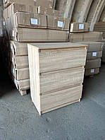 Комод Лайт 3 ящика розмір 800*450*900 колір дуб сонома