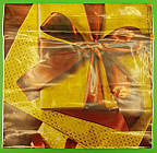 Поліетиленовий пакет (40х40) з пластиковою ручкою "Червоний бант" (10 шт.)