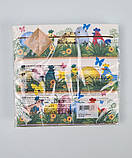 Серветки паперові пасхальні (ЗЗХЗЗ, 18 шт.) "Пасхальні збори" Luxy (1 пачка), фото 2