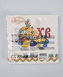 Великодня паперова двошарова серветка (ЗЗЗХЗ, 16 шт.) La Fleur "Пасхальна вишивка"234 (1 пачка), фото 2