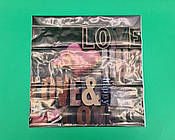 Поліетиленовий пакет (40х40) з пластиковою ручкою "Лав" (10 шт.)