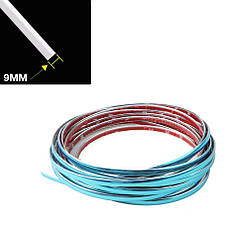 Молдинг стрічка для авто 9мм (Хром)