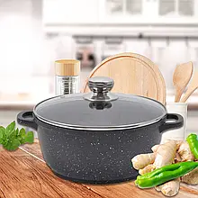 Каструля з антипригарним покриттям Maestro MR-4218 з кришкою, 1,7 л (235)
