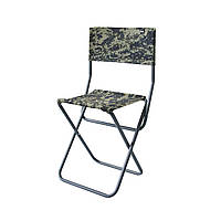 Стілець складний туристичний Vitan Рибалка Економ зі спинкою 2110043 для риболовлі походів та пікніка