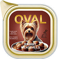 МітБоли з кроликом для собак OVAL 100гр