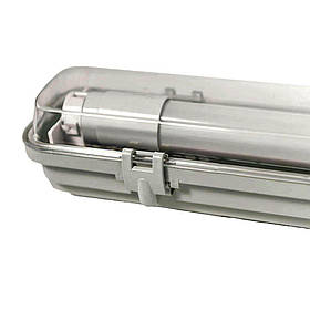 Вологозахищений лінійний світильник PWL під лампу T8 1200 мм IP65