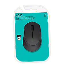 Бездротова миша M280 Wireless Mouse, 1000 dpi, Чорний (206), фото 4