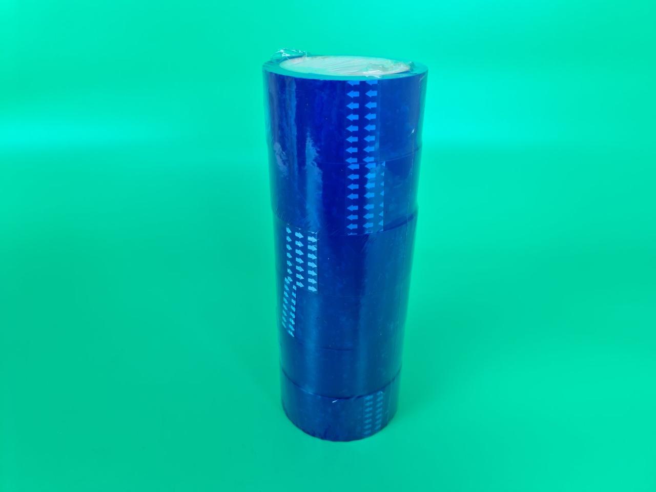 Скотч 45 мм/80м/38мк Яскраво-синій "Супер Торба"(10,4/1,04) No10 (6 шт.), фото 1