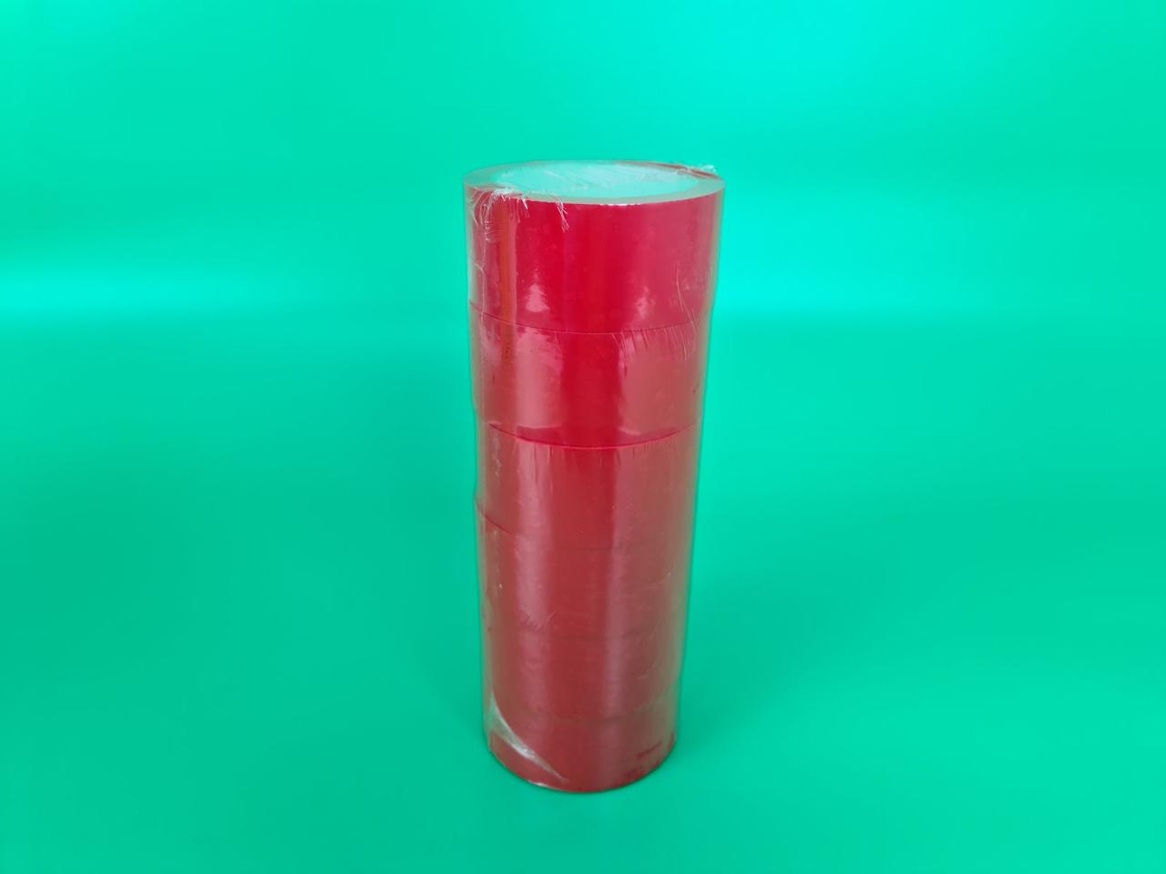 Скотч 45 мм/80м/38мк Яскраво-червоний "Супер Торба"(10,4/1,04) No 7 (6 шт), фото 1