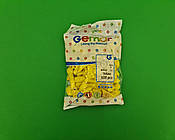 Повітряні кульки 3" (8 см) пастель жовті латексні бомбочки 100 шт Gemar (1 пачка)