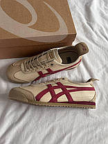 Жіночі Кросівки Asics Onitsuka Tiger Mexico 66 Beige Beet Juice / Асікс Оницука Тайгер Мексико 66 Бежеві, фото 4