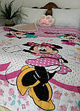 Покривало стьобане бавовняне на дитяче ліжко 150*210см, фото 2