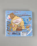 Серветки паперові (ЗЗХЗЗ, 18 шт.) "Веселі звірята" Luxy блакитна (1 пачка), фото 2