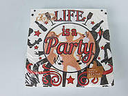 Паперова двошарова серветка (ЗЗДЗЗ, 16 шт.) La Fleur "Party" 1045 (1 пачка)