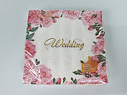 Двошарова квіткова серветка (ЗЗХЗЗ, 16 шт.) La Fleur Ніжні камелії (1301) (1 пачка)