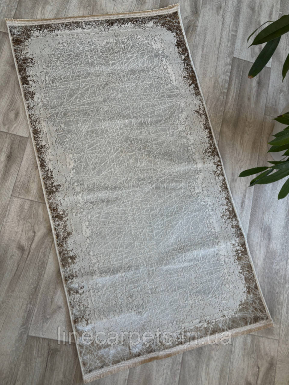 Сучасний килим високої щільності HELEN 1759A CREAM-BEIGE