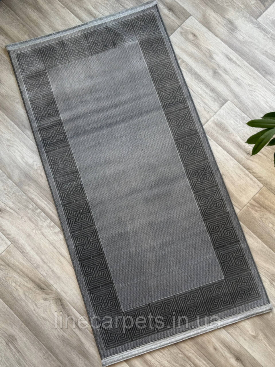 Сучасний килим високої щільності HELEN 2397A C.GREY-GREY