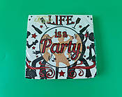 Двошарова серветка на весілля (ЗЗХЗЗ, 20 шт.) La Fleur Party (1045) (1 пачка)