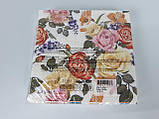 Двошарова квіткова серветка (ЗЗХЗЗ, 16 шт.) La Fleur Чудові троянди (1316) (1 пачка), фото 2