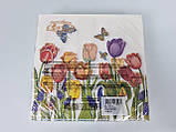 Двошарова квіткова серветка (ЗЗХЗЗ, 16 шт.) La Fleur Квіти під вікном (117) (1 пачка), фото 2