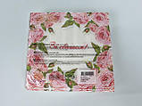 Двошарова квіткова серветка (ЗЗХЗЗ, 16 шт.) La Fleur Рамка з троянд (1310) (1 пачка), фото 2