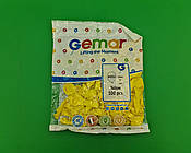 Повітряні кульки 5" (13 см) пастель жовтий 100 шт Gemar (1 пачка)