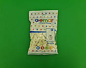 Повітряні кульки 3" (8 см) пастель білий латексні бомбочки 100 шт Gemar (1 пачка)