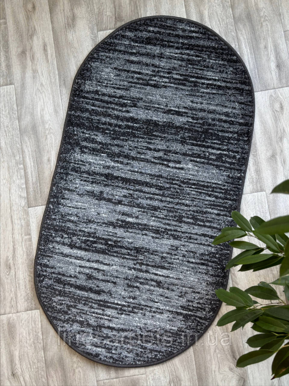 Недорогий сірий овальний килим BONITO 7131-619, фото 1