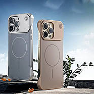 Чохол Glass Matte Aromatherapy Metal Magnetic для iPhone 14 White, фото 6