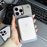 Чохол Glass Matte Aromatherapy Metal Magnetic для iPhone 14 White, фото 3