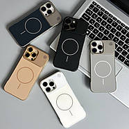 Чохол Glass Matte Aromatherapy Metal Magnetic для iPhone 14 White, фото 9