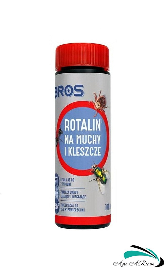 Засіб від мух та кліщів Rotalin 25SC (для обприскування), 100 мл, BROS Польща