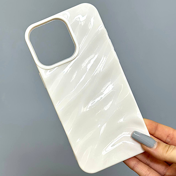 Чохол 3D Wavy Pattern Case для iPhone 11 Pro Max White