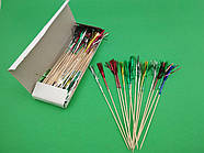 Шпилька для фруктів "Дощик" 100 шт. 15 см (1 пачка)