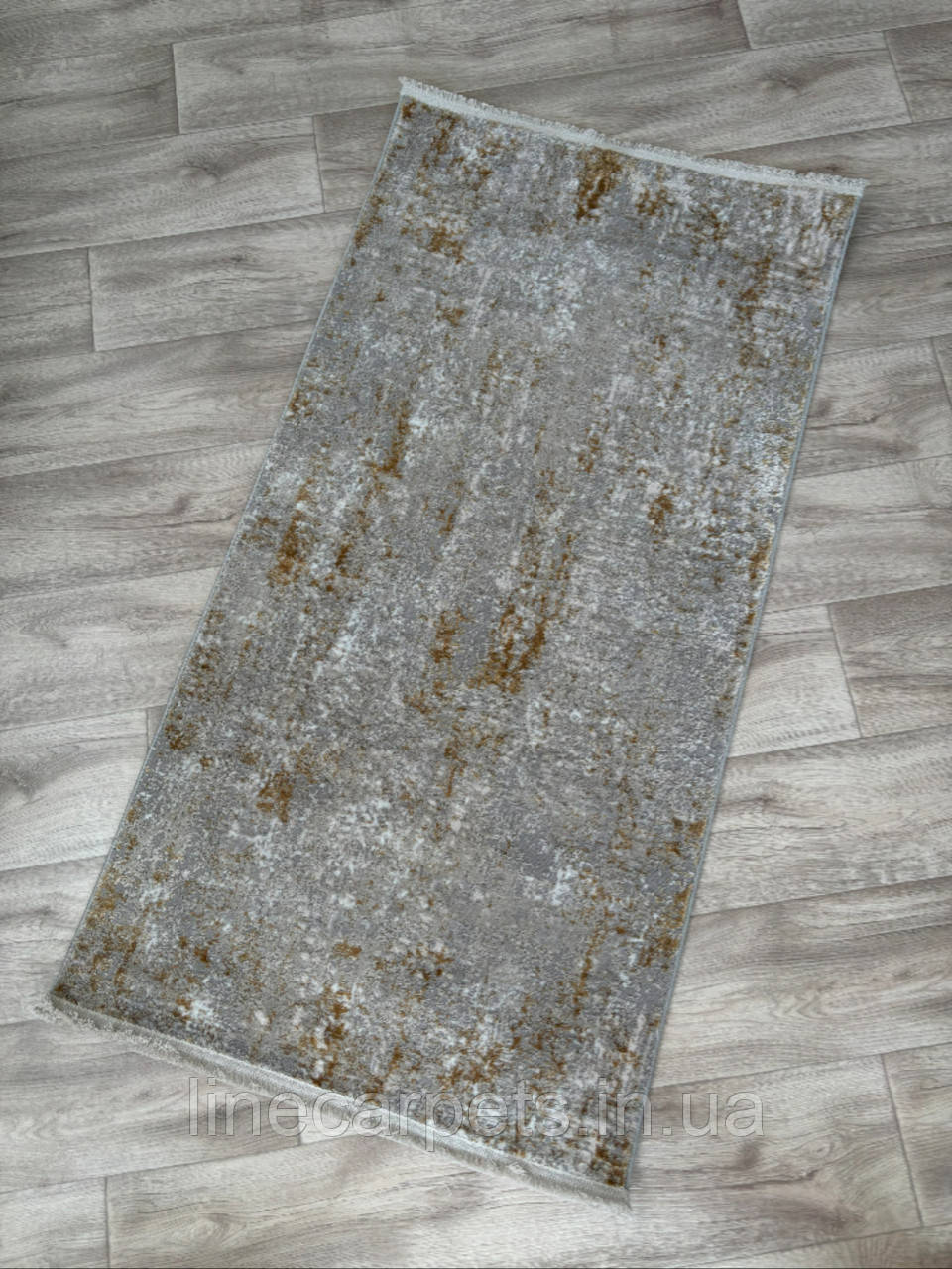 Сучасний турецький килим VOYAGE 1658D  GREY-GOLD