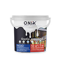 Фарба фасадна  "ТМ ONIX"  FAСAD матова біла 7 кг